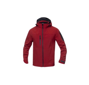 KURTKA SOFTSHELL SPIRIT ZIMOWA - CZERWONY