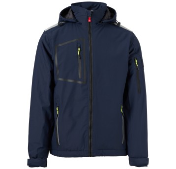 KURTKA SOFTSHELL STREAM LITE PAD - GRANATOWY-CZARNY