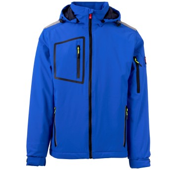 KURTKA SOFTSHELL STREAM LITE PAD - KRÓLEWSKI NIEBIESKI-GRANATOWY