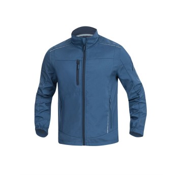 KURTKA SOFTSHELL VISION MĘSKA - NIEBIESKI