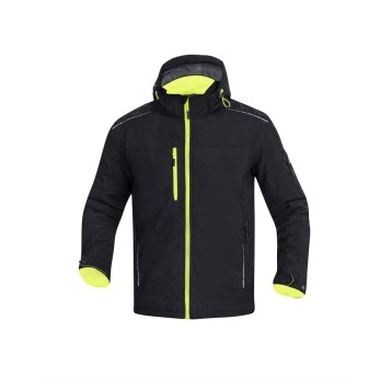 KURTKA SOFTSHELL VISION ZIMOWA - CZARNY-ŻÓŁTY