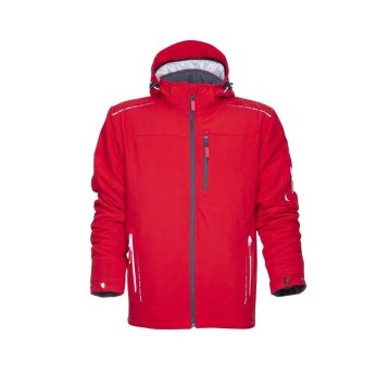 KURTKA SOFTSHELL VISION ZIMOWA - CZERWONY