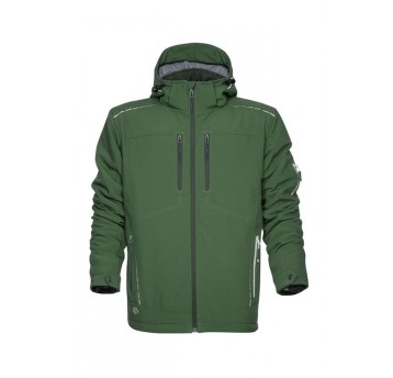 KURTKA SOFTSHELL VISION ZIMOWA - ZIELONY