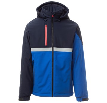 KURTKA SOFTSHELL WISE PAD - KRÓLEWSKI NIEBIESKI-GRANATOWY