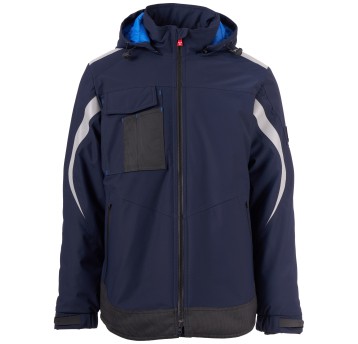 KURTKA SOFTSHELL WONDER LITE PAD - GRANATOWY-KRÓLEWSKI NIEBIESKI