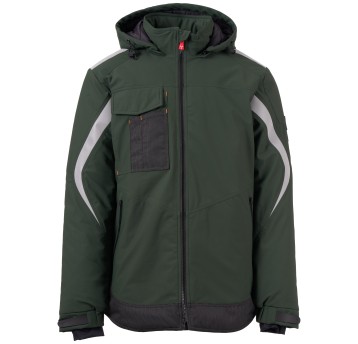 KURTKA SOFTSHELL WONDER LITE PAD - LEŚNA ZIELEŃ-CZARNY