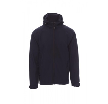KURTKA SOFTSHELL Z KAPTUREM MĘSKA GALE - GRANATOWY