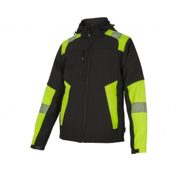 KURTKA ZIMOWA BENNON REFLECTOS JACKET BLACK/YELLOW
