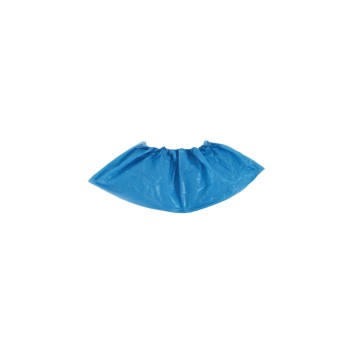 OCHROANIACZE NA BUTY JEDNORAZOWE CPE NIEBIESKIE PP-U-08 CPE SHOE COVER - LAZUROWY