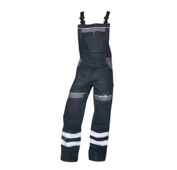 OGRODNICZKI ODBLASKOWE COOL TREND - CZARNO-SZARY