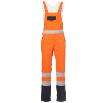 OGRODNICZKI ROBOCZE SKILL - POMARAŃCZOWY FLUO-GRANATOWY