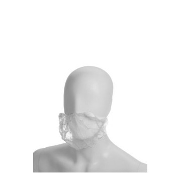 OSŁONA BRODY JEDNORAZOWA PP BIAŁA PP-U-07 BEARD COVER - BIAŁY