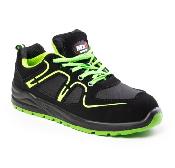 PÓŁBUTY MAX-POPULAR MXP FLUO S1 - ZIELONY-CZARNY