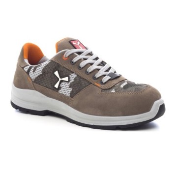 PÓŁBUTY OCHRONNE S1 - S1P GET TEXFORCE LOW S1P-SUT - KHAKI-MORO SZARY