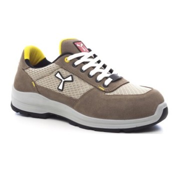 PÓŁBUTY OCHRONNE S1 - S1P GET TEXFORCE LOW S1P-SUT - KHAKI-PIASKOWY