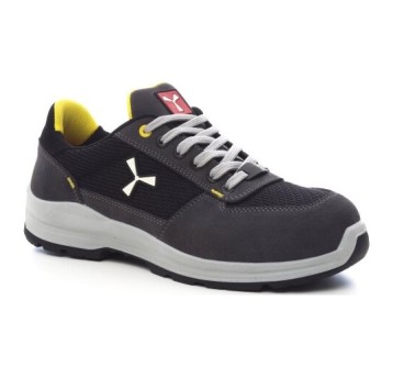 PÓŁBUTY OCHRONNE S1 - S1P GET TEXFORCE LOW S1P-SUT - SZARY STALOWY-CZARNY