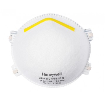 PÓŁMASKA JEDNORAZOWA BEZ ZAWORKA HONEYWELL 5110 FFP1 NR D - M/L