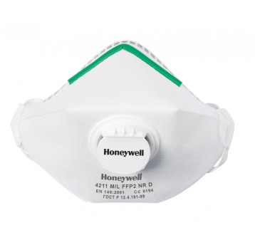 PÓŁMASKA Z ZAWORKIEM HONEYWELL 4211 FFP2 NR D - M/L