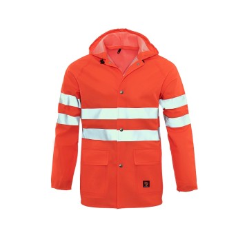 PROBALTIC KURTKA PRZECIWDESZCZOWA FLUO ORANGE