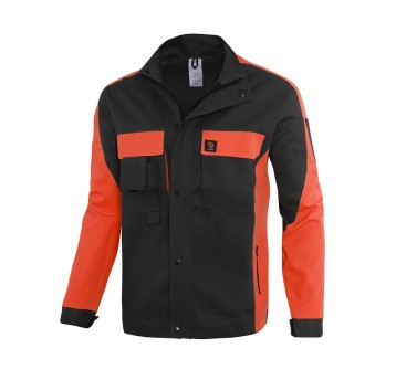 PROPLUS KURTKA CZARNO-POMARAŃCZOWA