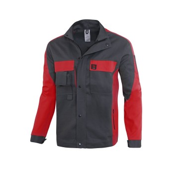 PROPLUS KURTKA SZARO-CZERWONA