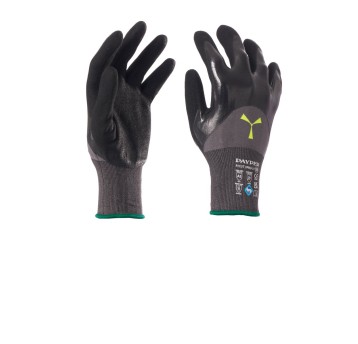 RĘKAWICA ANTYPRZECIĘCIOWA POWLEKANA NITRYLEM P/CUT 3PRO-21 - SZARY/CZARNY