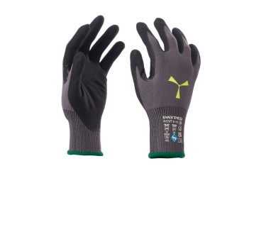 RĘKAWICA ANTYPRZECIĘCIOWA POWLEKANA NITRYLEM P/CUT 5-15 - SZARY/CZARNY