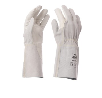 RĘKAWICA SPAWALNICZA SKÓRA BYDLĘCA PILOT 70-14 - LODOWY