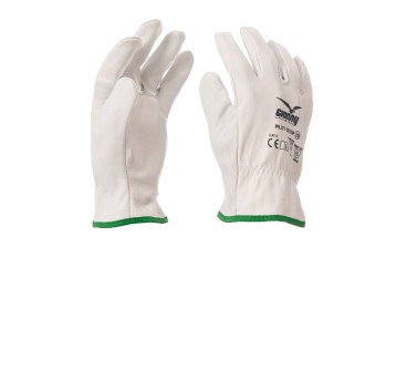 RĘKAWICA WZMACNIANA SKÓRA BYDLĘCA PILOT 55TOP - LODOWY