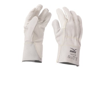 RĘKAWICA WZMACNIANA SKÓRA BYDLĘCA PILOT 70 - LODOWY