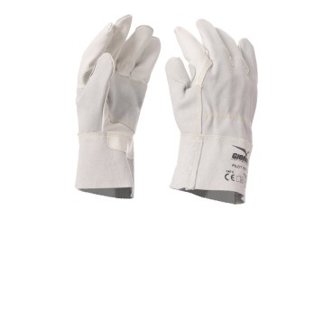 RĘKAWICA WZMACNIANA SKÓRA BYDLĘCA PILOT 70R - LODOWY