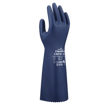 RĘKAWICE CHEMOODPORNE SHOWA CN741 - NIEBIESKI