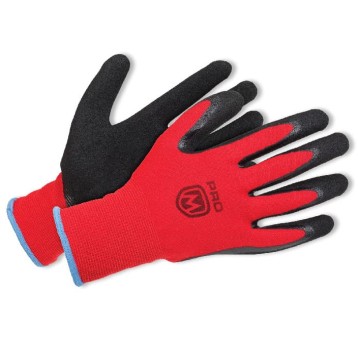 RĘKAWICE MANOS BLACK/RED (12 PAR)