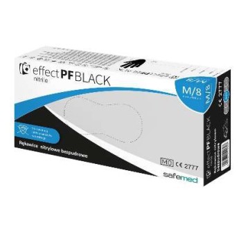 RĘKAWICE NITRYLOWE EFFECT BLACK – KOLOR CZARNY (100 SZT.)