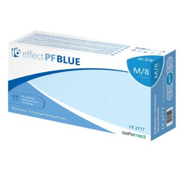 RĘKAWICE NITRYLOWE EFFECT PF BLUE – KOLOR JASNONIEBIESKI (100 SZT.)