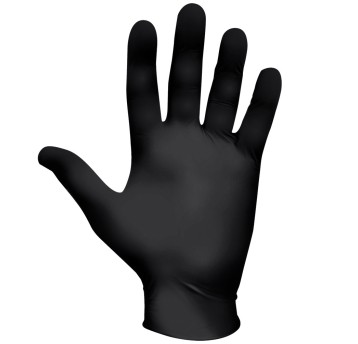 RĘKAWICE NITRYLOWE SHOWA 6112PF BIODEGRADOWALNE (100SZT.) - CZARNY