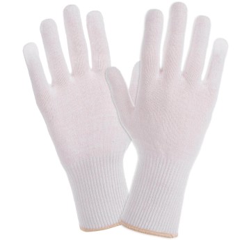 RĘKAWICE OCHRONNE BAWEŁNIANO POLIESTROWE X-WHITE