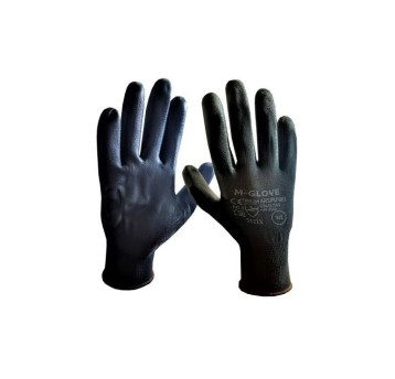 RĘKAWICE OCHRONNE M-GLOVE PU1001 BLACK 3121X