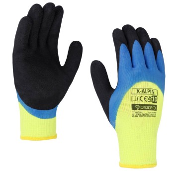 RĘKAWICE OCHRONNE POWLEKANE LATEKSEM X-ALPIN