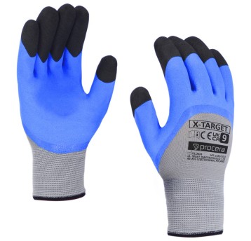 RĘKAWICE OCHRONNE POWLEKANE LATEKSEM X-TARGET
