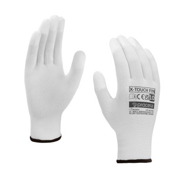 RĘKAWICE OCHRONNE POWLEKANE PU X-TOUCH FIN