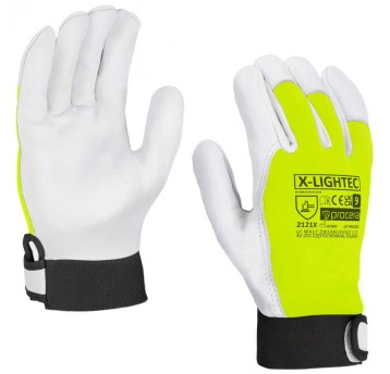 RĘKAWICE OCHRONNE WZMOCNIONE KOZIĄ SKÓRĄ X-LIGHTEC