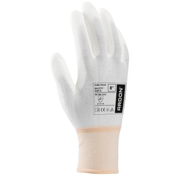 RĘKAWICE PURE TOUCH - BIAŁY