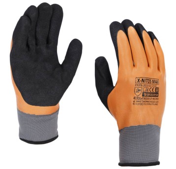RĘKAWICE ROBOCZE POWLEKANE 2xNITRYLEM X-NITOS MAX ROZM. 10