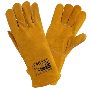 RĘKAWICE SKÓRZANE SPAWALNICZE X-WELGOLD ROZM. 11