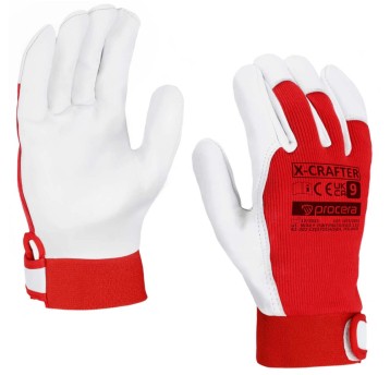 RĘKAWICE WZMOCNIONE KOZIĄ SKÓRĄ X-CRAFTER
