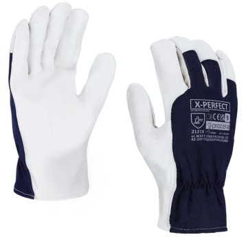 RĘKAWICE WZMOCNIONE KOZIĄ SKÓRĄ X-PERFECT
