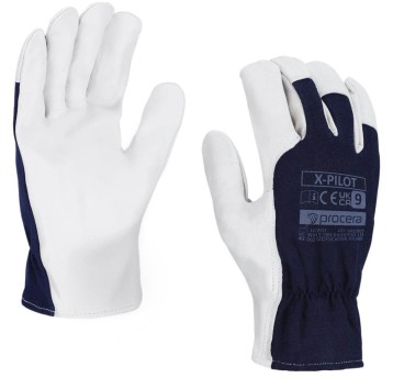 RĘKAWICE WZMOCNIONE KOZIĄ SKÓRĄ X-PILOT