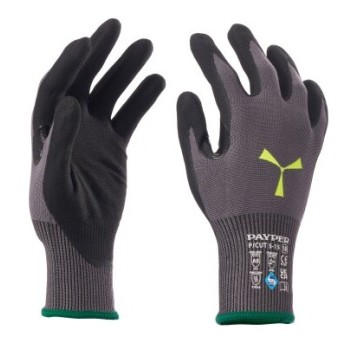RĘKAWICZKI ANTYPRZECIĘCIOWE P-CUT 5-15 - SZARY-CZARNY