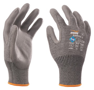 RĘKAWICZKI ANTYPRZECIĘCIOWE RANGER 6 - SZARY